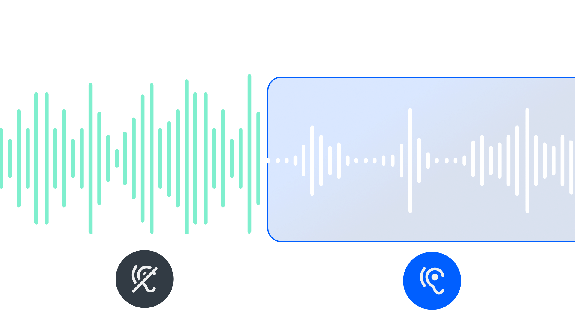 example of noise reduction during a call