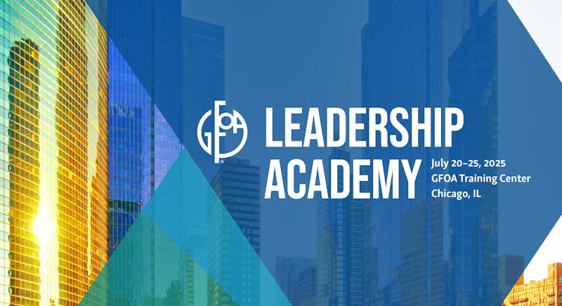Cover of Leadership Academy brochure.