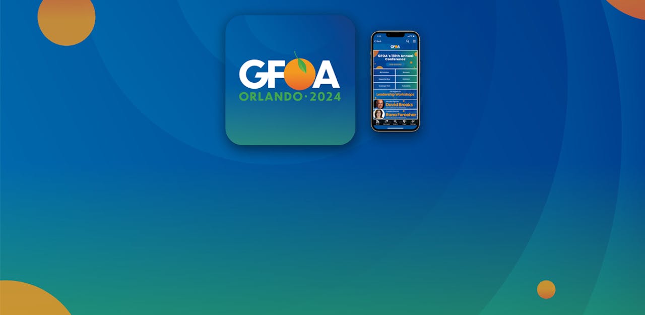 Photo of conference app. 