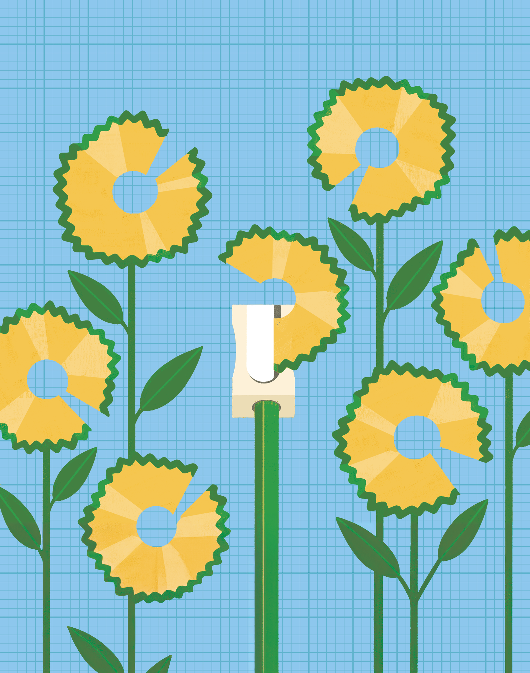 Image of sunflowers. 