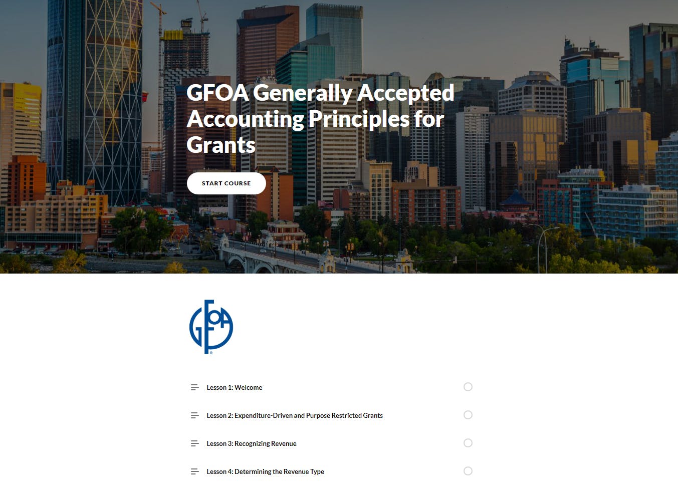 Generally Accepted Accounting Principles for Grants