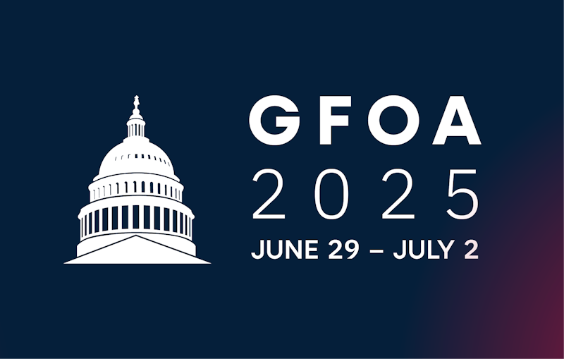 Image of GFOA conference logo.