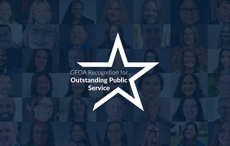 Recognition for Outstanding Public Service logo.