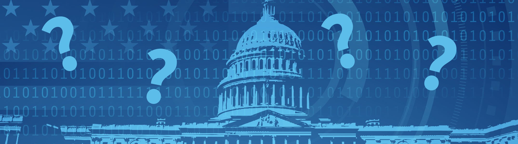 Image of Capitol with Question Marks