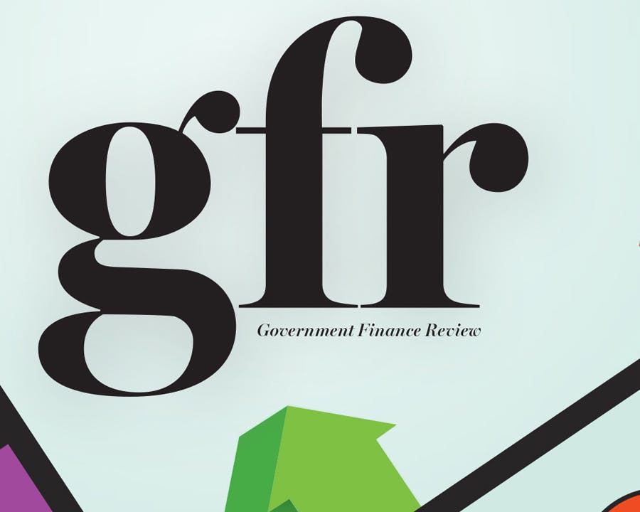 Graphic with letters GFR.