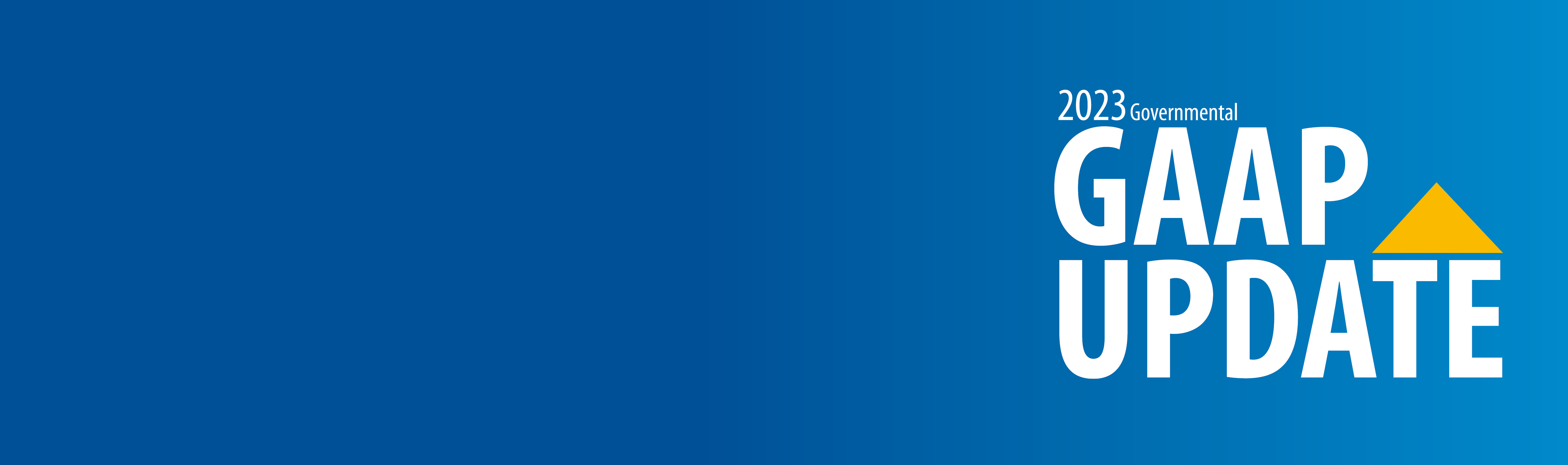 2023 Governmental Gaap Update