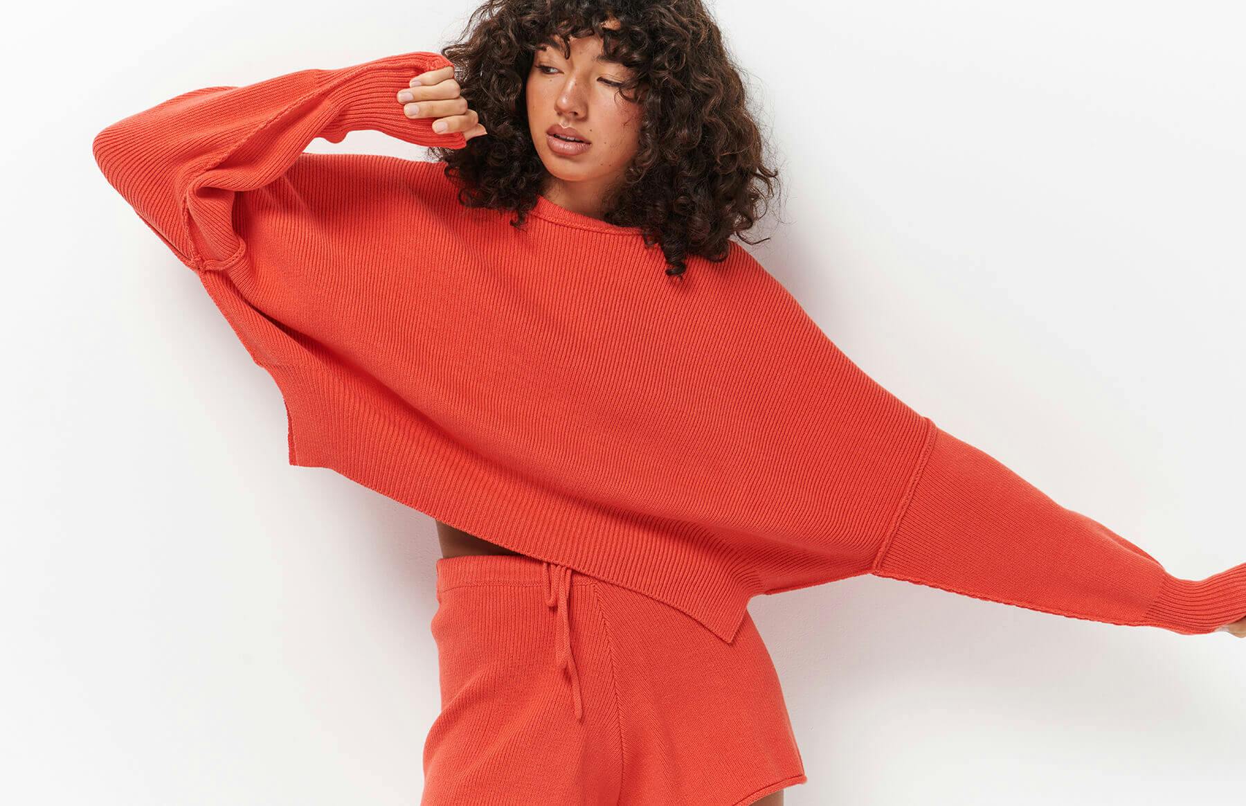 Cropped Hayley Knit Ghanda Clothing