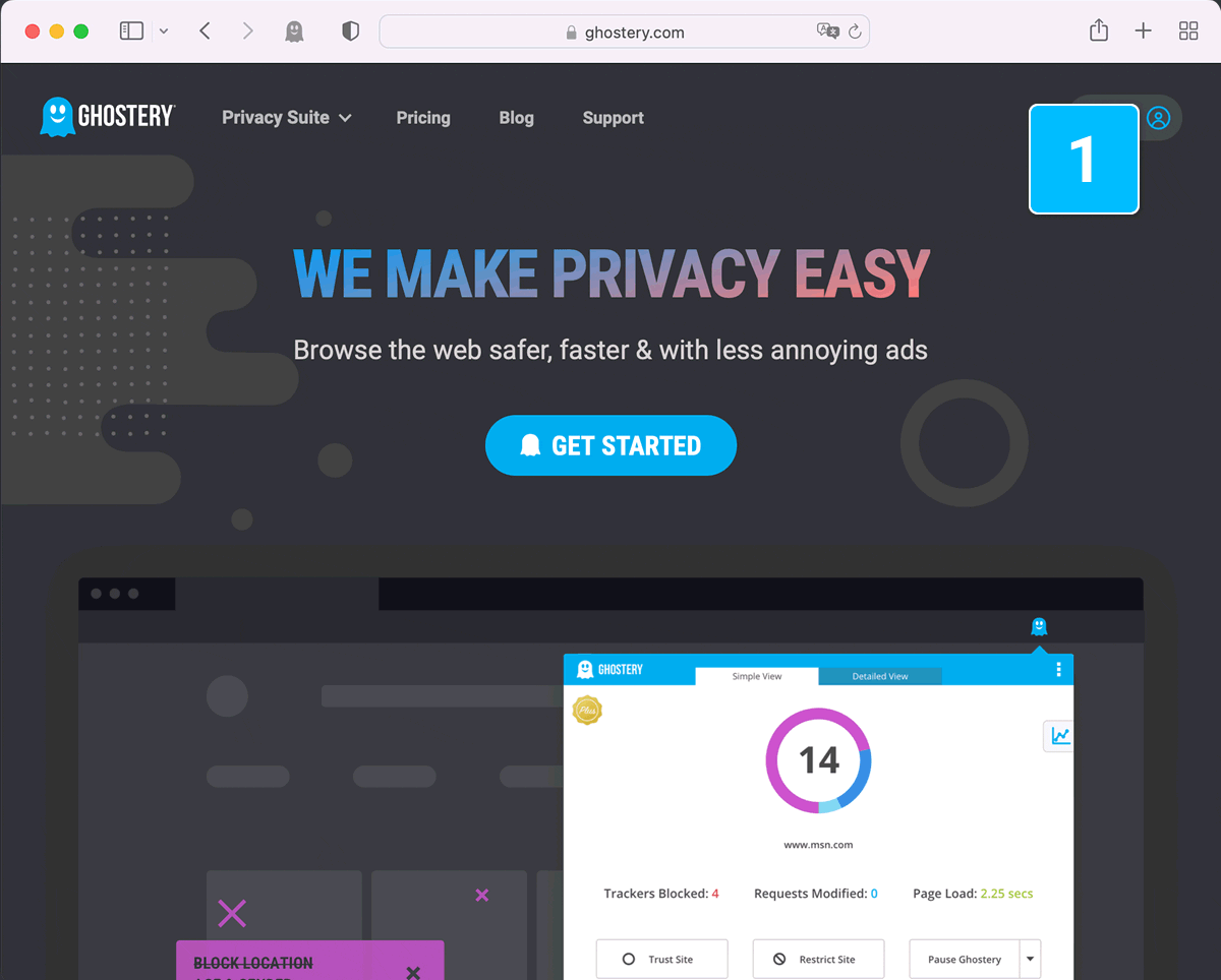 ghostery safari extension download