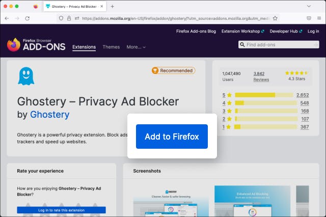 Install an ad blocker on Firefox - Privacy Badger