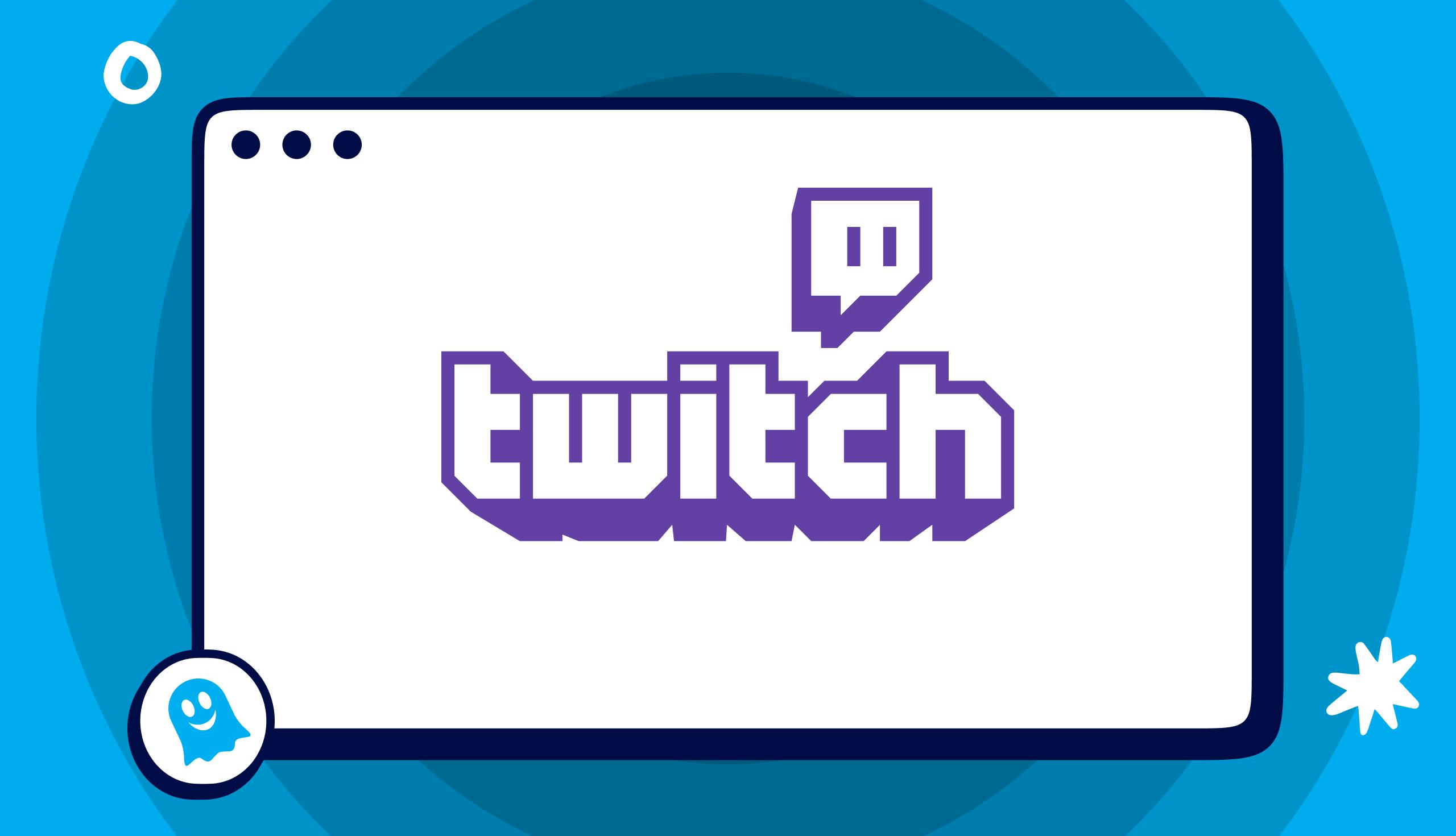 sketchy illustration showing twitch logo