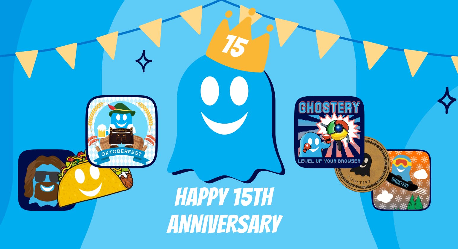 Happy Sweet 15, Ghostery!