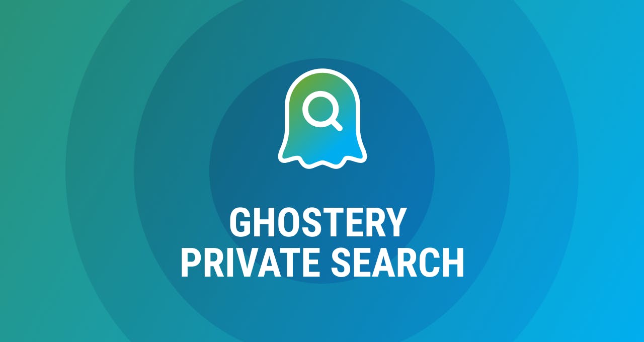 Ghostery Private Search search engine