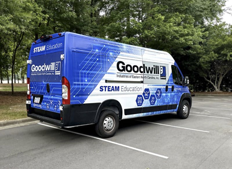 GIENC’s mobile STEAM lab van