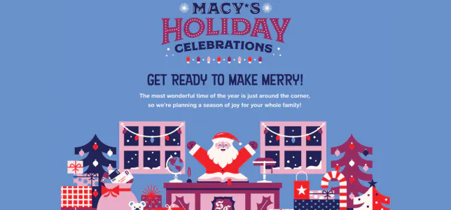 Macy's Santaland Website Cover Photo