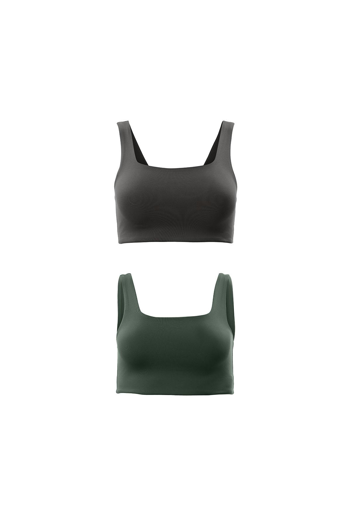 The Tommy Cropped Bra 2-Pack — Girlfriend Collective