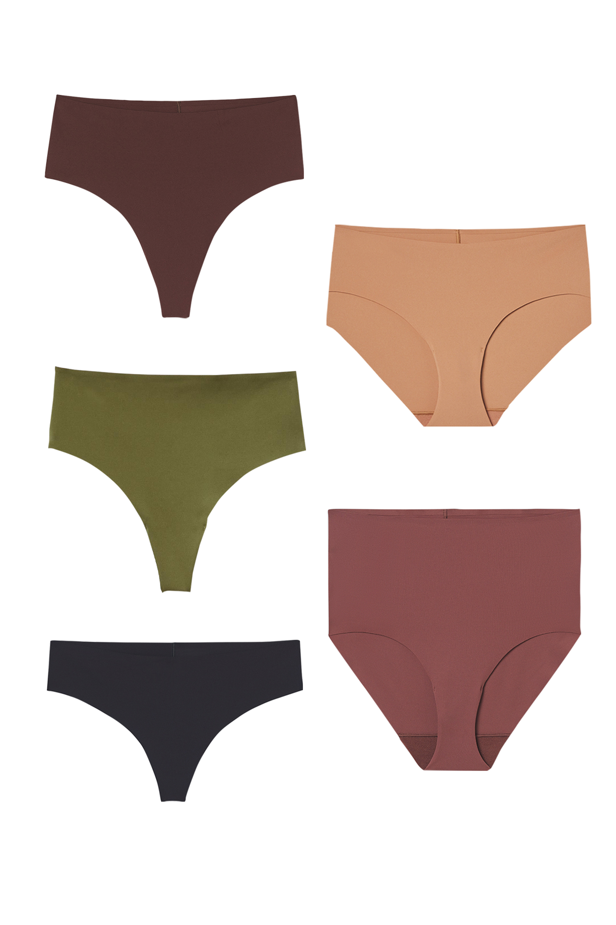 The Underwear Mix 5 Pack Girlfriend Collective