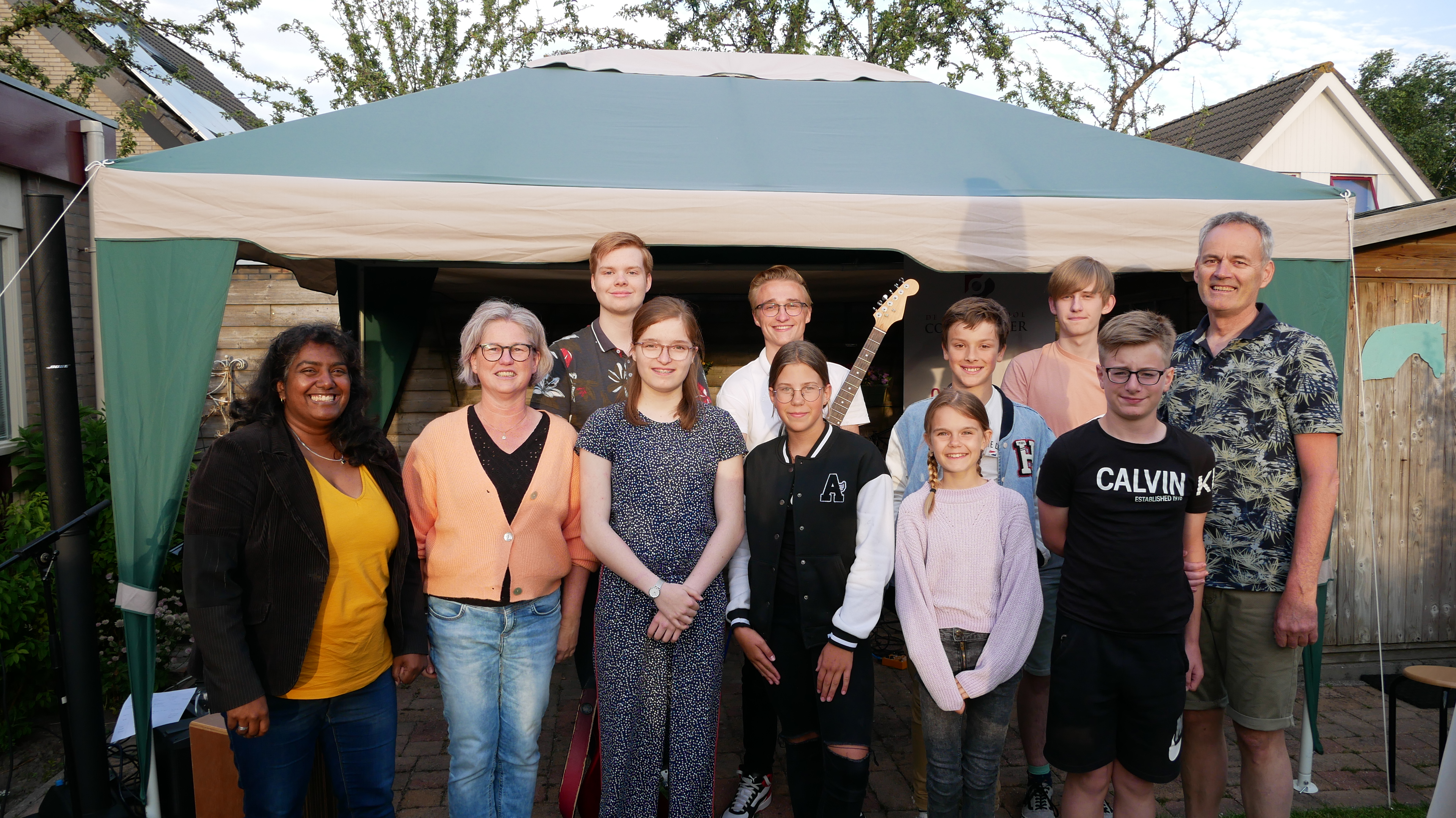 Groepsfoto Tuinconcert