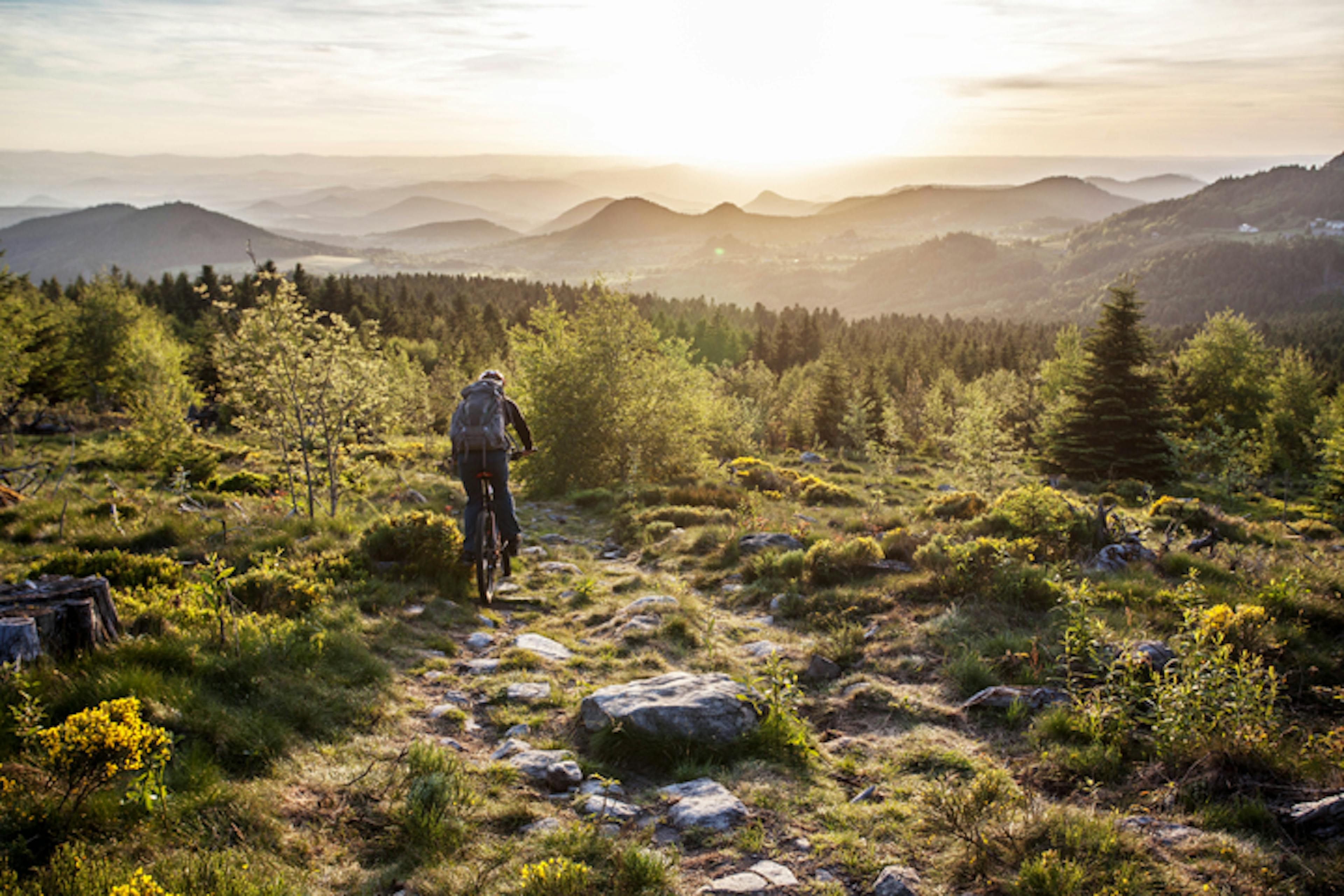 Vtt dans le Meygal