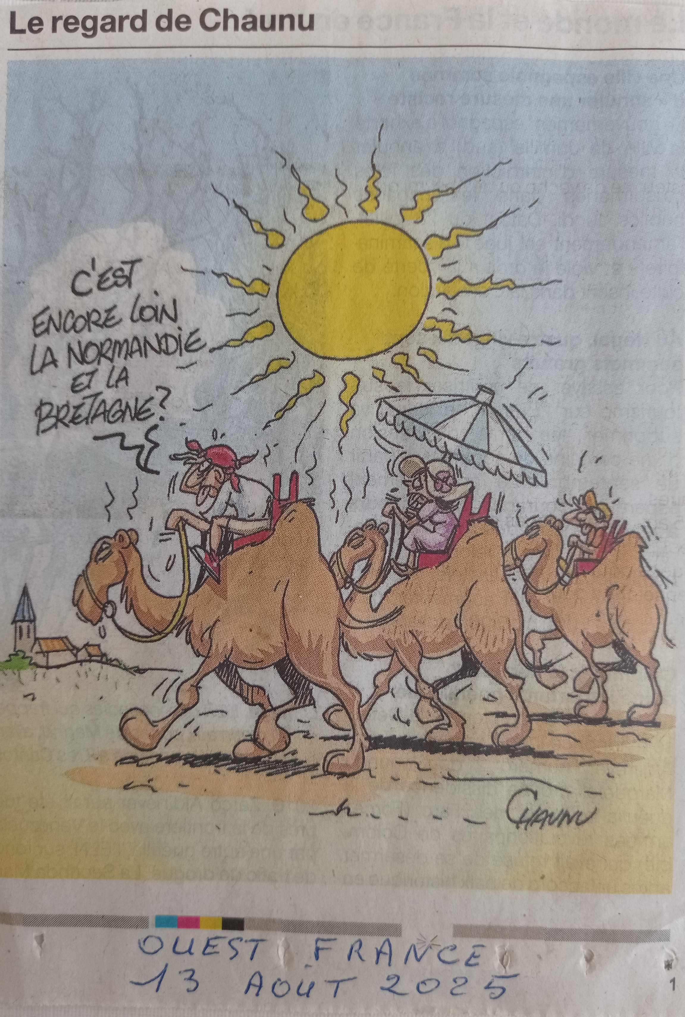 Quand c'est la canicule en France, c'est chez nous qu'il faut être !