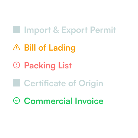 Document and Customs Readiness