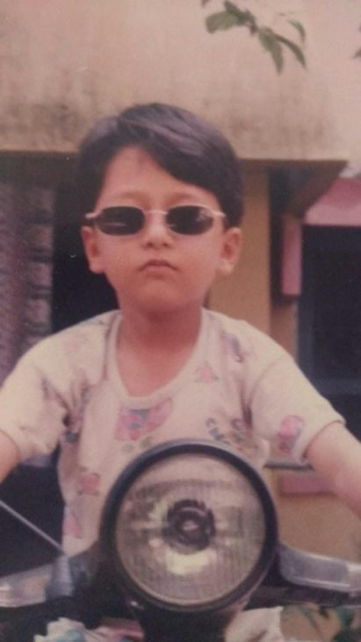 Kid with sunglasses
