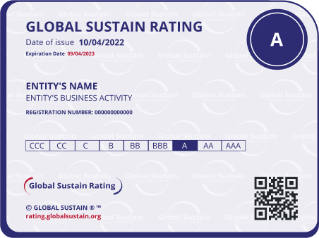 Global Sustain Rating Certificate