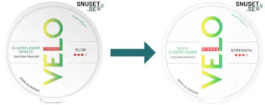 Velo Elderflower Spritz Stark byter namn till Velo Zesty Elderflower
