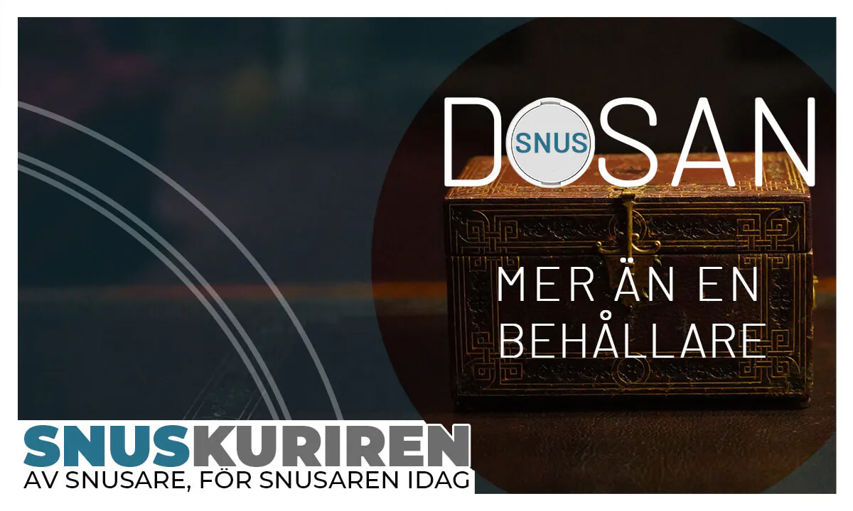 Snusdosa - mer än en behållare