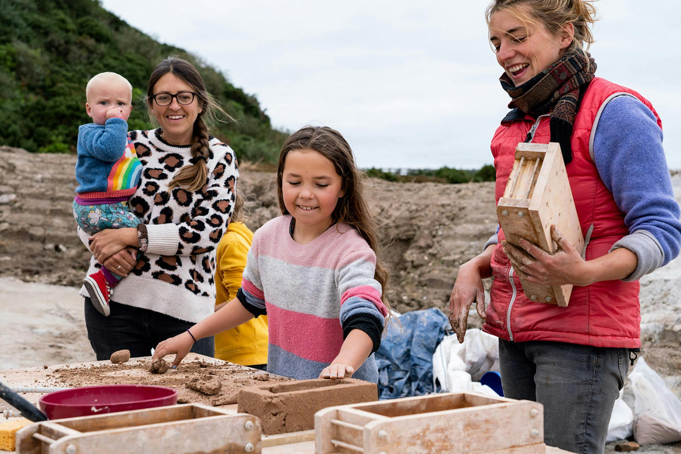 Community brick making