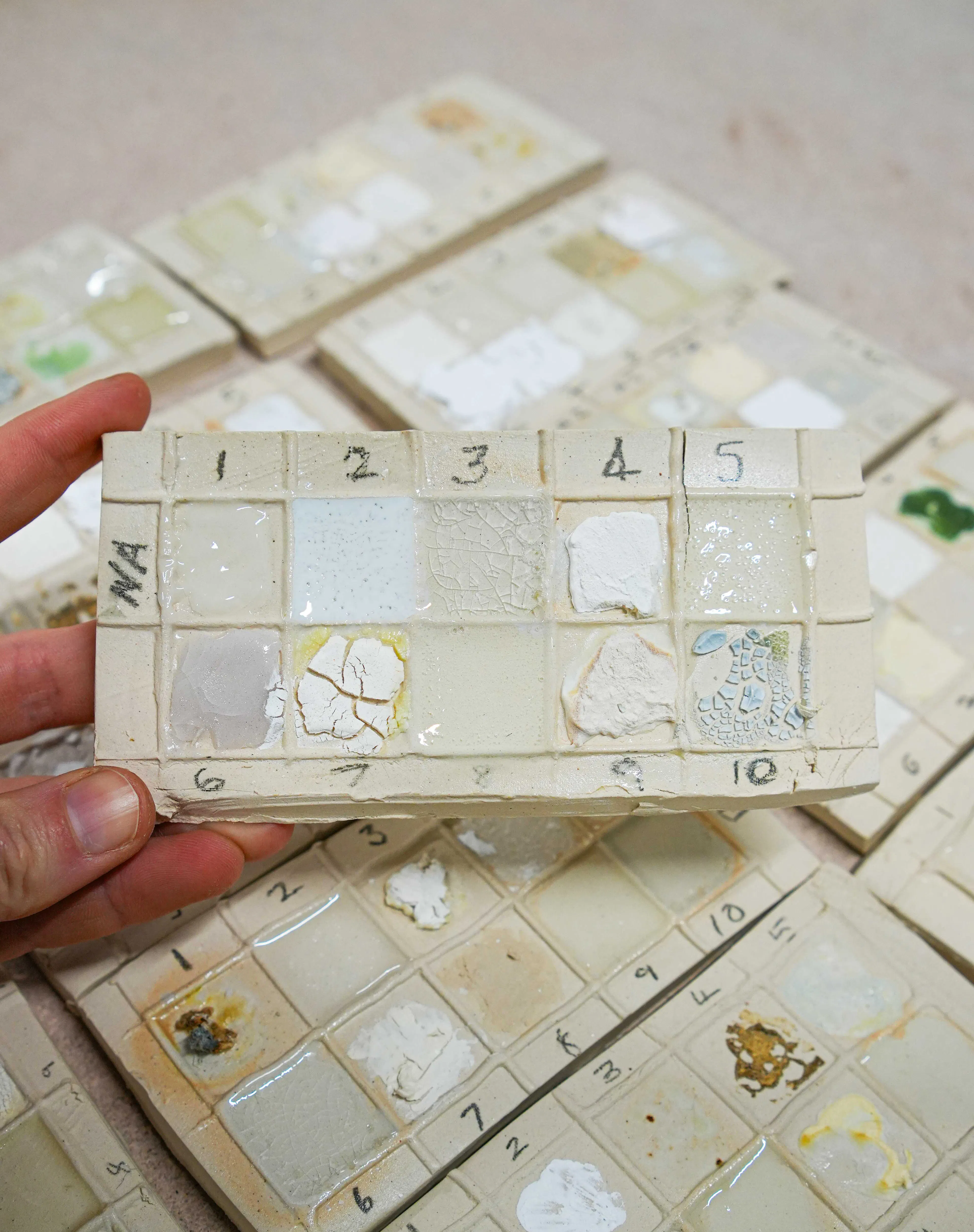 Single materials melt test in ceramic chemistry course