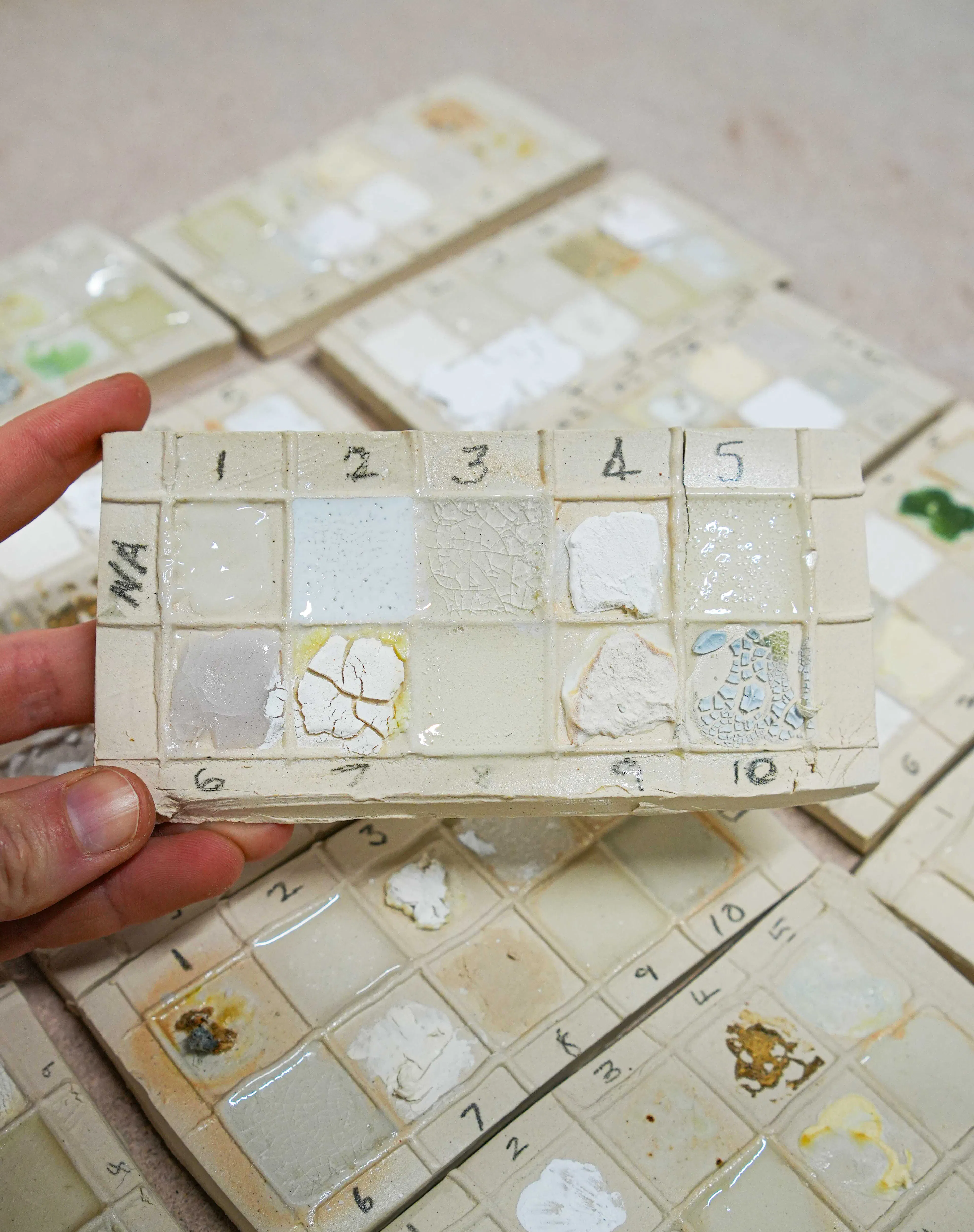 Single materials melt test in ceramic chemistry course