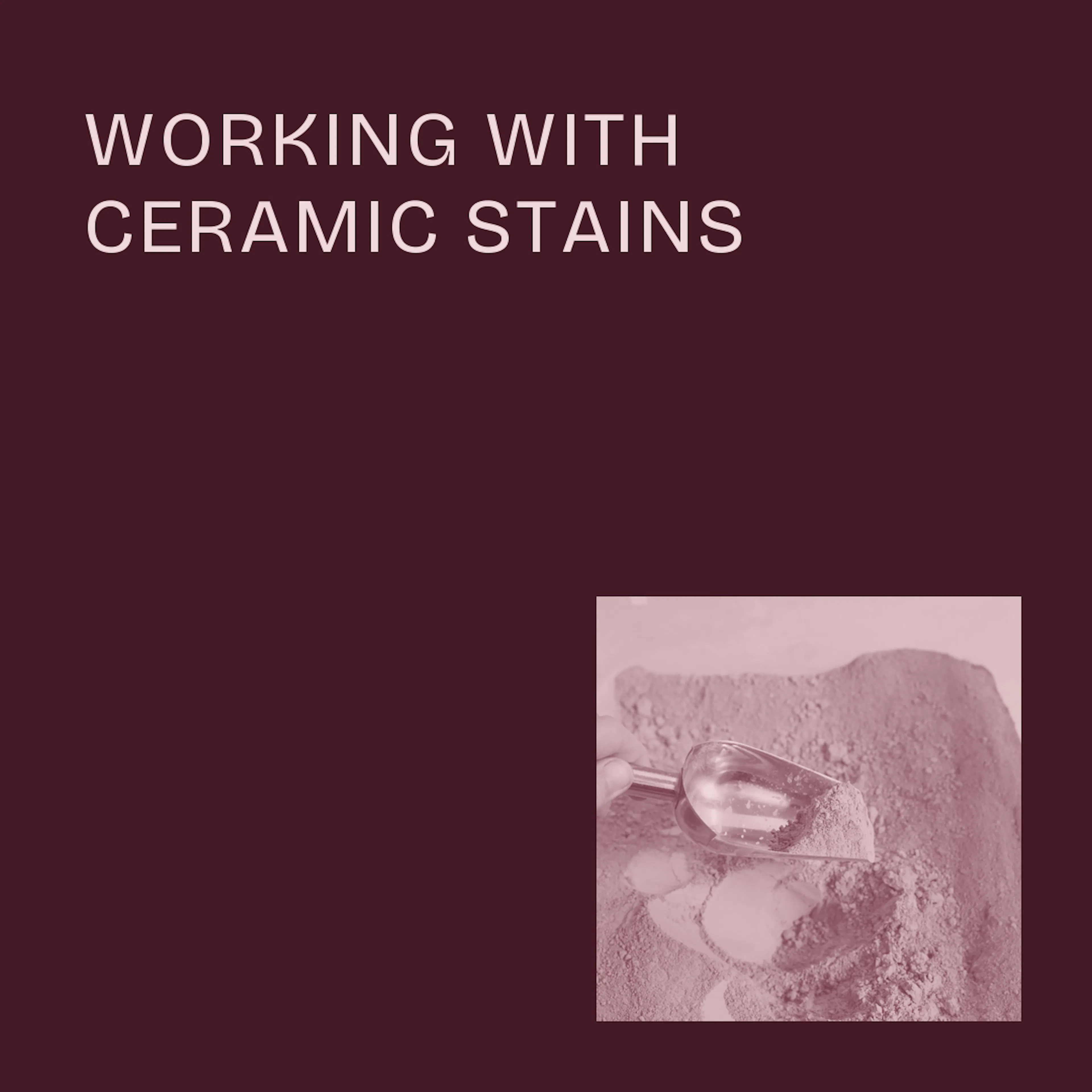 working with ceramic stains blog article