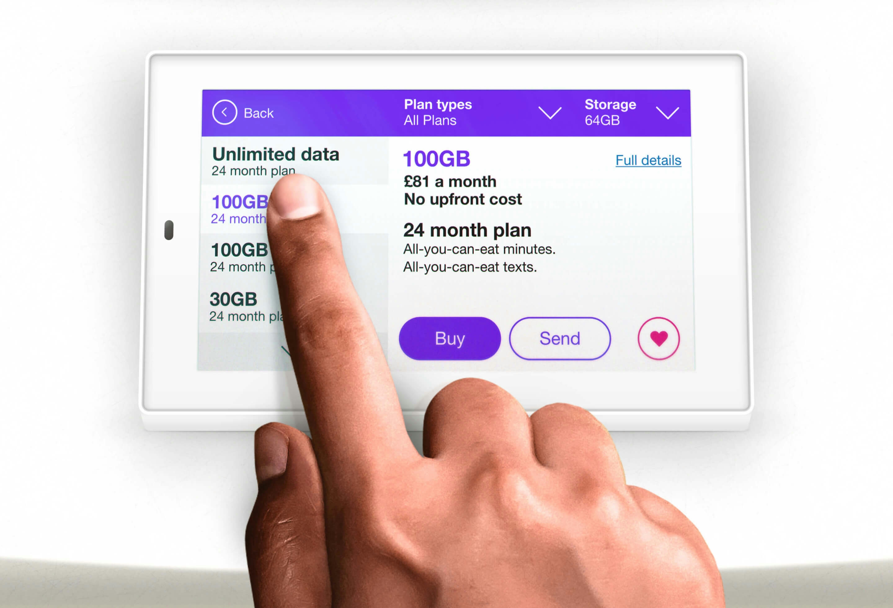 Glue helped 3 design their in-store digital ticketing system