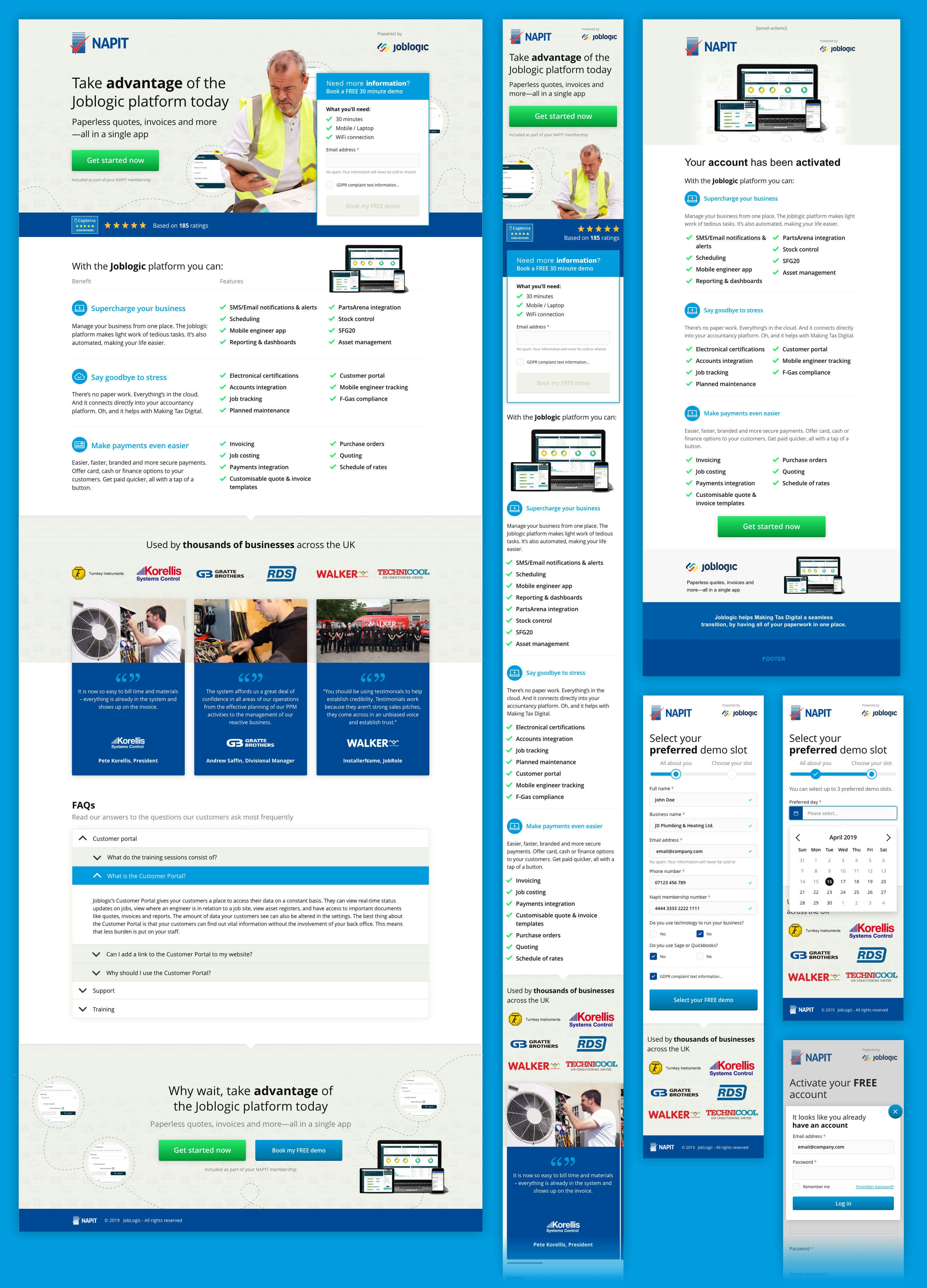 BNP Paribas Personal Finance and the Joblogic platform - High fidelity design - Glue