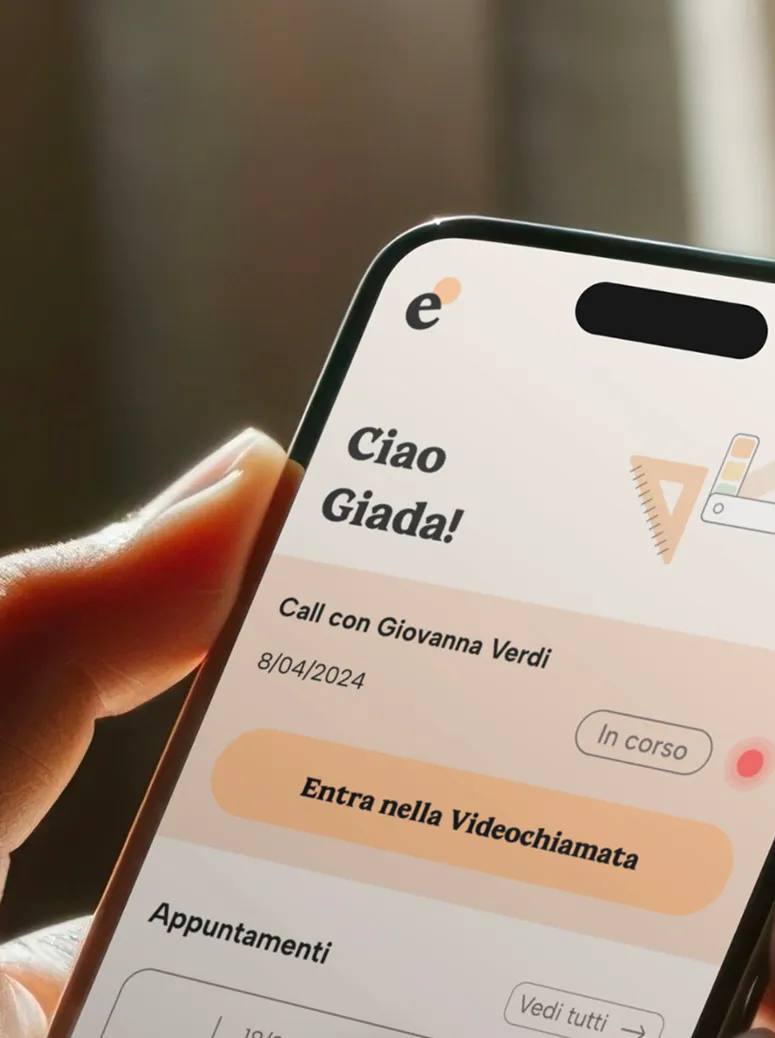 Project L’app di personal shopping
per l’interior design