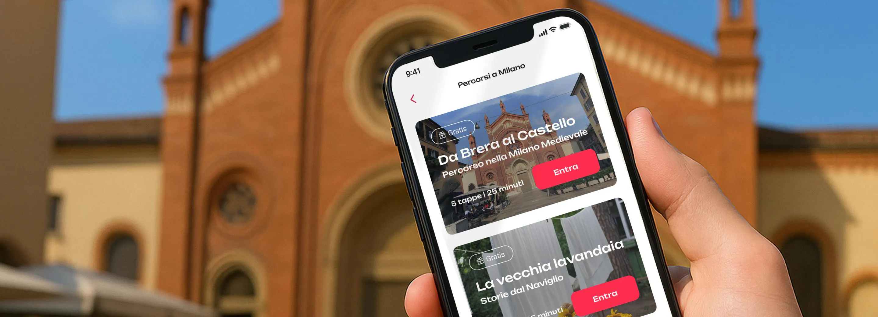 Project L’audioguida che trasforma
la città in un palcoscenico