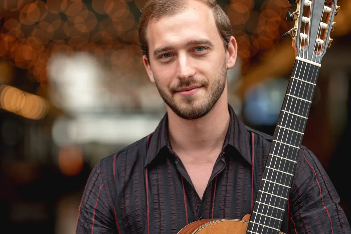 Portrait of a guitarist