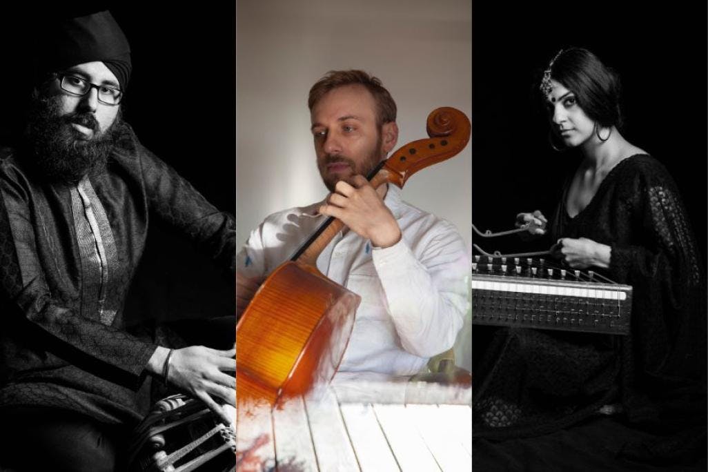 Split image of Kamaljeet Ahluwalia, Chris Votek, and Jas Ahluwalia