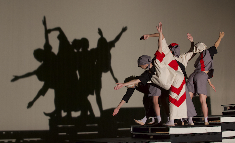 people in rhythmic poses