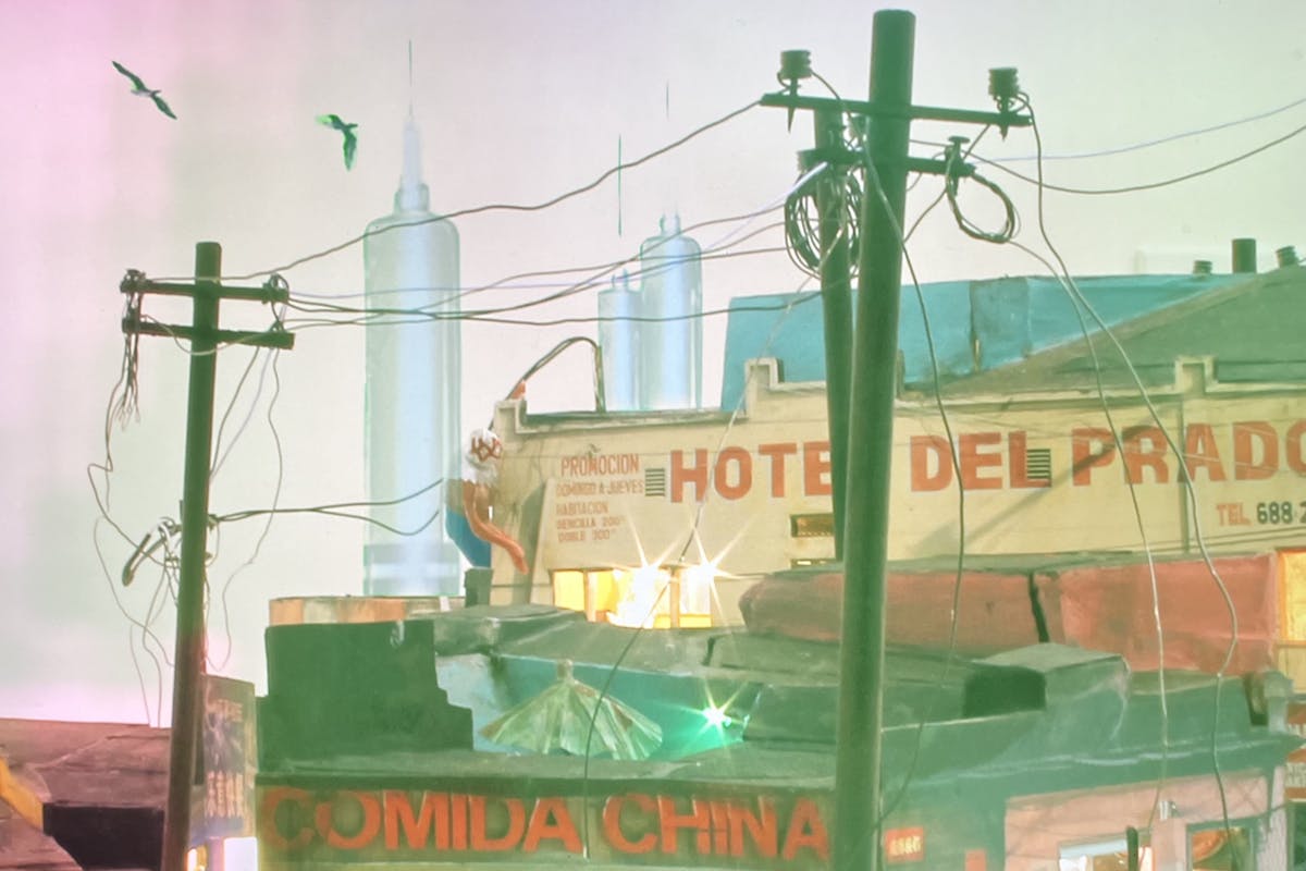 illustration of skyline and buildings