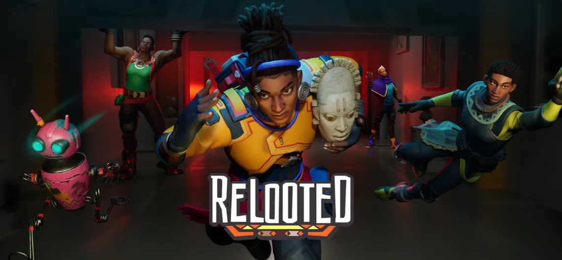 Animated image of characters in a museum