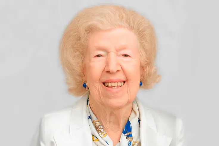 A headshot of composer Selma Moidel Smith.  