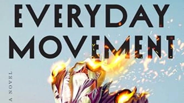 Book cover featuring the title "Everyday Movement" on a blue background with an image of something burning