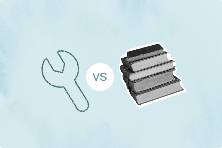The difference between knowledge and skills