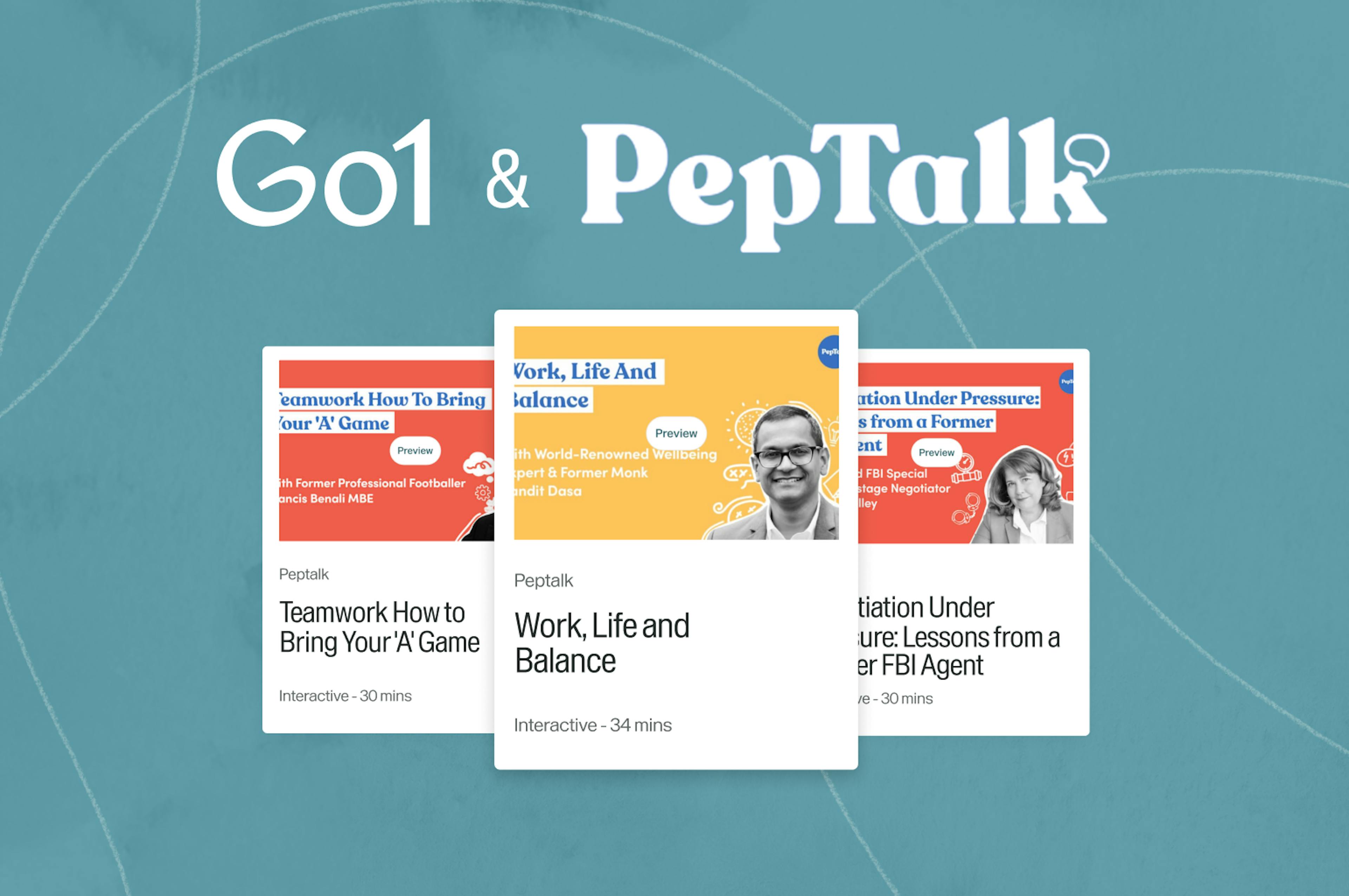 Go1 welcomes PepTalk