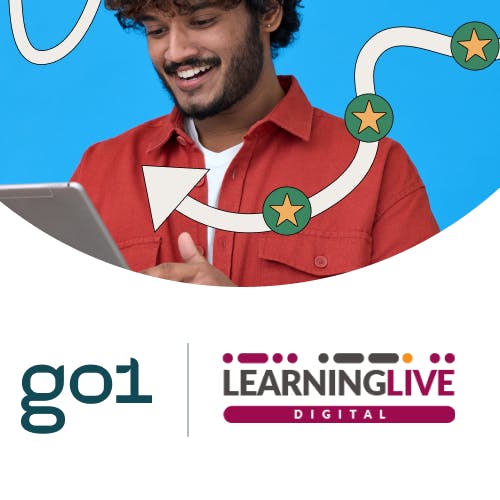Go1 logo alongside Learning Live logo