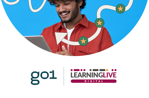 Go1 logo alongside Learning Live logo