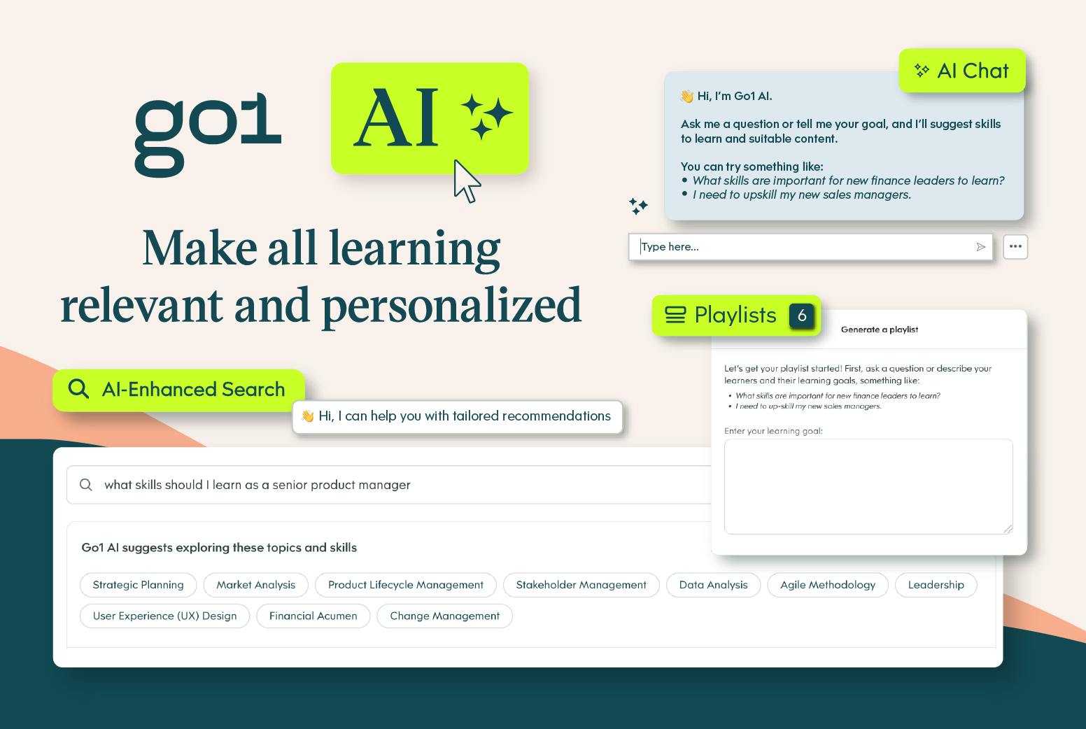Go1 AI make all learning relevant and personalized