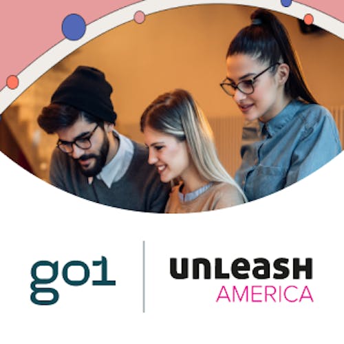 Go1 x Unleash America logos