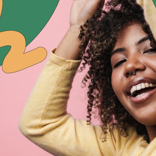 Young woman smiling